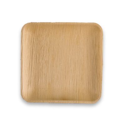 6 Inch Square ARECA Palm Plate